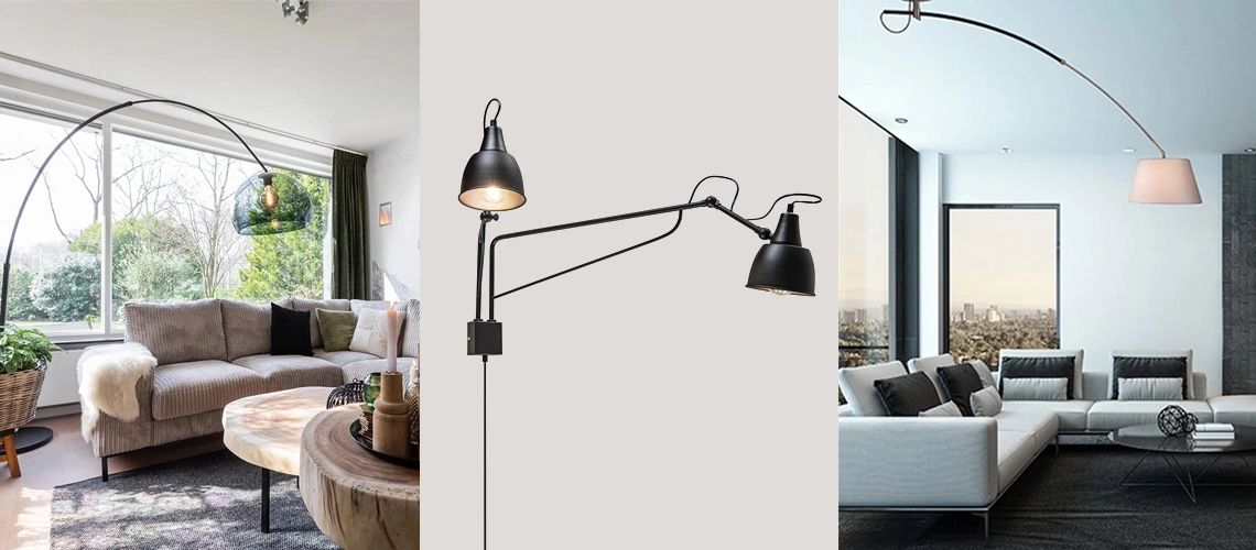 Andere verlichtingsopties voor boven de salontafe