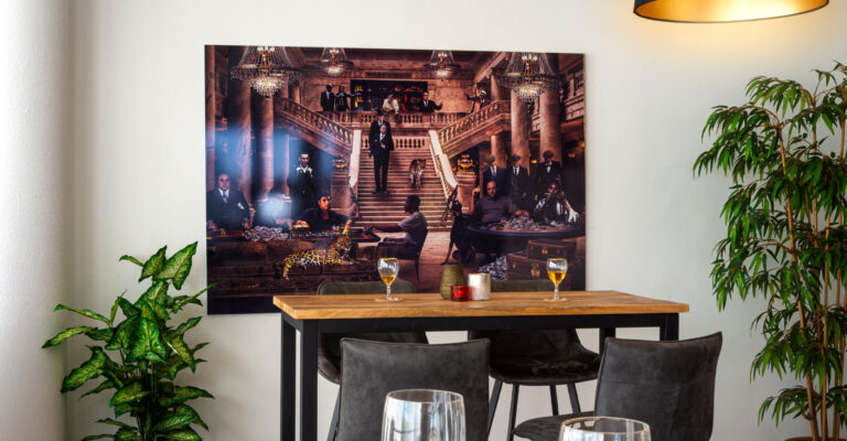 Thumbnail barkrukken en bar lampen