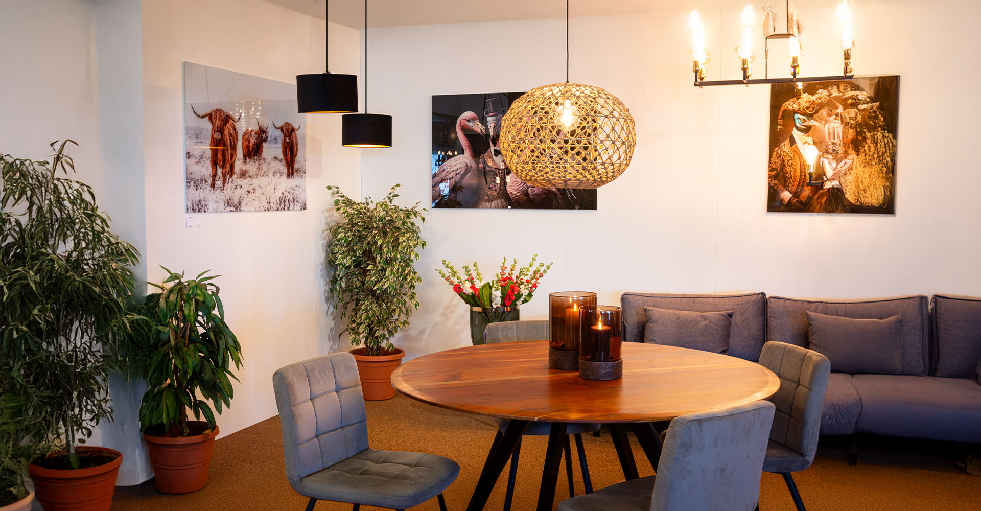 Thumbnail inspiratie lampen voor boven ronde eettafe