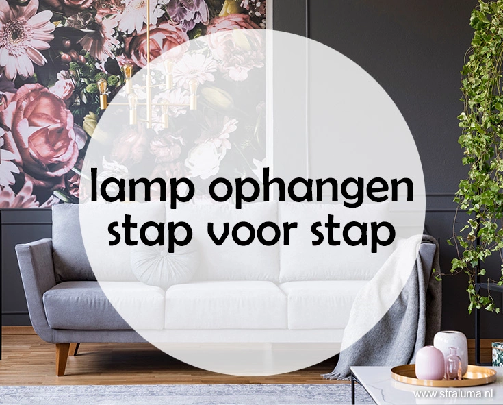 lamp ophangen stap voor stap