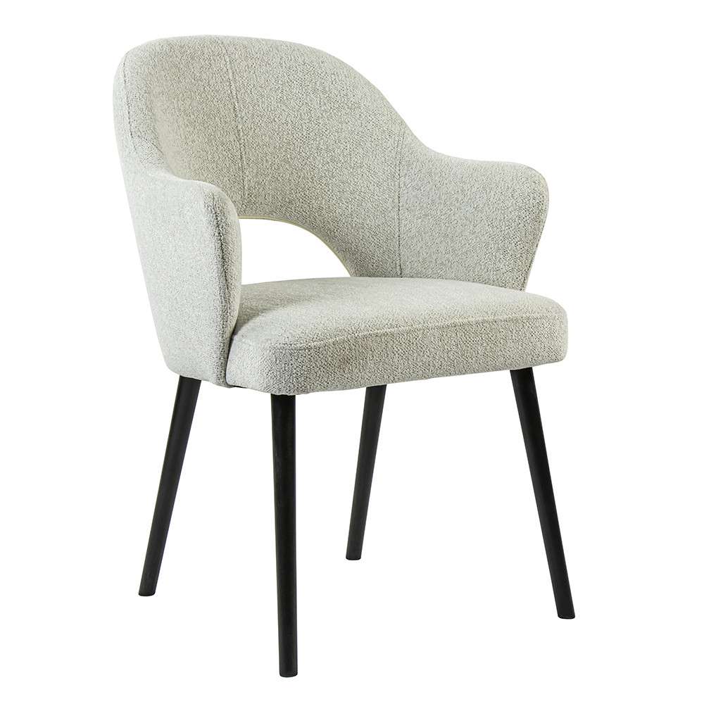 01820027 Elegante eetkamerstoel licht grijs met zwarte poot.jpg