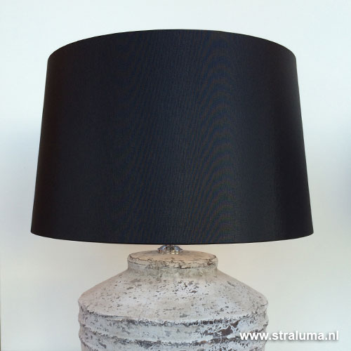 02471046 detail1 Lampenkap zwart Bridge 35 cm Chinz.jpg