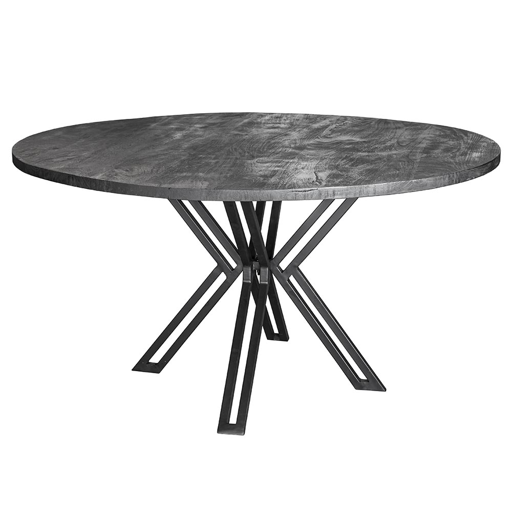 02730031 Ronde eettafel zwart mangohout met zwarte poot.jpg