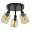 02810005 Ronde plafondlamp 3 lichts zwart met amber glazen kappen.jpg