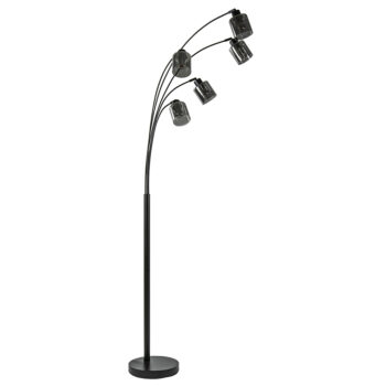 02810013 Speelse 5 lichts vloerlamp zwart met smoke glas.jpg