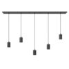 05200115 Calex plafondbalk 5lichts E27 pendels zwart.jpg