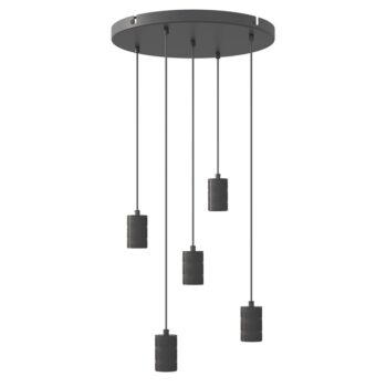 05200141 Calex 5lichts retro pendels rond 50cm zwart.jpg