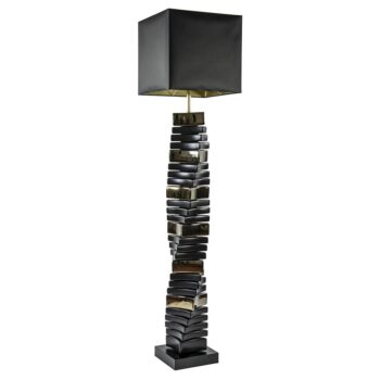 05350004 Design vloerlamp keramiek zwart goud met zwarte kap.jpg