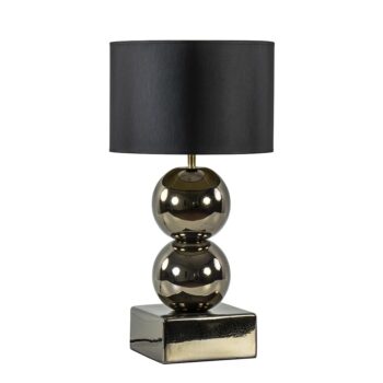 05350014 Gouden tafellamp bollen met zwart gouden kap.jpg