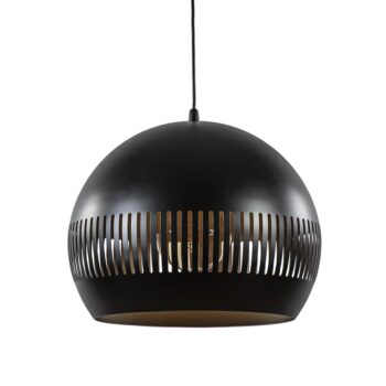 06132195 Ronde hanglamp koepel zwart goud 40cm.jpg