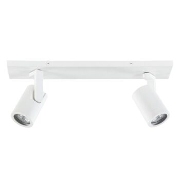 08451823 Metalen plafondspot wit 2lichts GU10.jpg