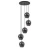 08451865 5Lichts ronde hanglamp zwart met smokey glas.jpg
