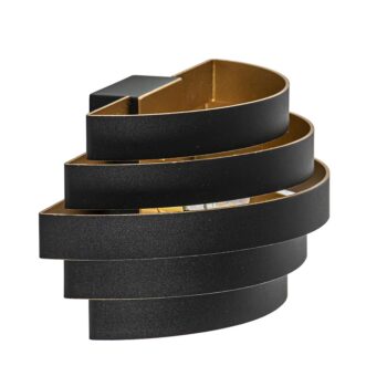 08451937 Mat zwarte wandlamp met gouden binnenzijde.jpg