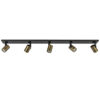 08452227 Lange plafondspot 5 lichts balk zwart met brons.jpg