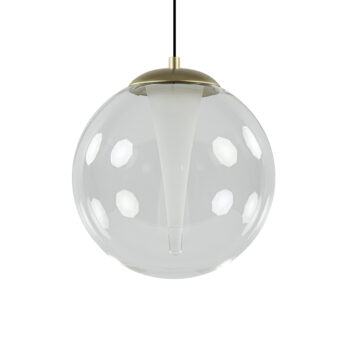 08650007 Elegante LED hanglamp helder glas met goud.jpg