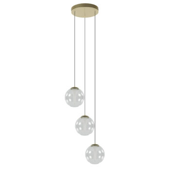 08650010 Ronde 3 lichts LED hanglamp goud met helder glas.jpg
