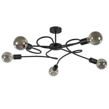11040018 Grote 5lichts plafondlamp zwart exclusief lichtbronnen.jpg