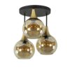 11040027 Klassieke plafondlamp zwart goud met amber glas.jpg