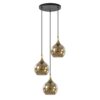 11040029 Ronde 3lichts hanglamp zwart met goud en amber glas.jpg