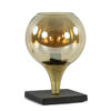 11040031 Strak klassieke tafellamp zwart goud met amber glas.jpg