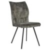 11080052 Velvet grijze eetkamerstoel met zwarte pootjes.jpg