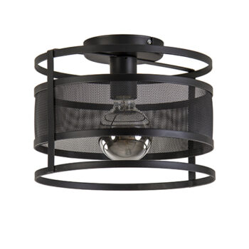 12480192 Ronde plafondlamp zwart metaal.jpg