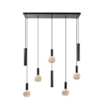 Hanglamp 8L pendel - Zwart