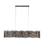 Hanglamp Puzzle Squares 5L - Donker Brons