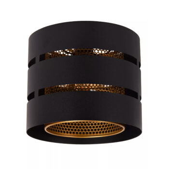 12700301 Ronde plafondlamp zwart metaal met goud.jpg