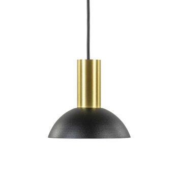 14200107 Ronde hanglamp zwart met brons klein.jpg