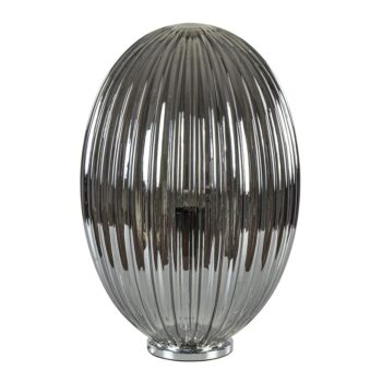 16250102 Smoke glazen tafellamp met chromen voet.jpg