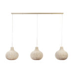 Hanglamp Elena 3L bak zand/beige