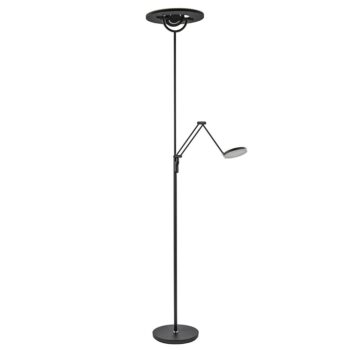 19771730 Moderne uplighter mat zwart met verstelbare leesarm.jpg