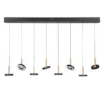 Luxe Guano hanglamp in mokka en zwart