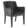 23100049 Luxe armstoel velvet mid grey met zwarte eiken poot.jpg