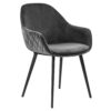 23100061 Trendy armstoel velvet grey met zwart metalen poot.jpg