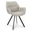 23100068 Stijlvolle armstoel taupe met zwarte poot.jpg