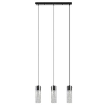 23220093 Speelse hanglamp zwart met helder glas 3lichts.jpg