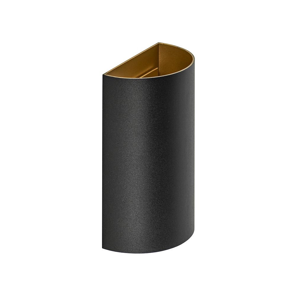 08452135 Wandlamp cilinder GU10 up down zwart goud.jpg